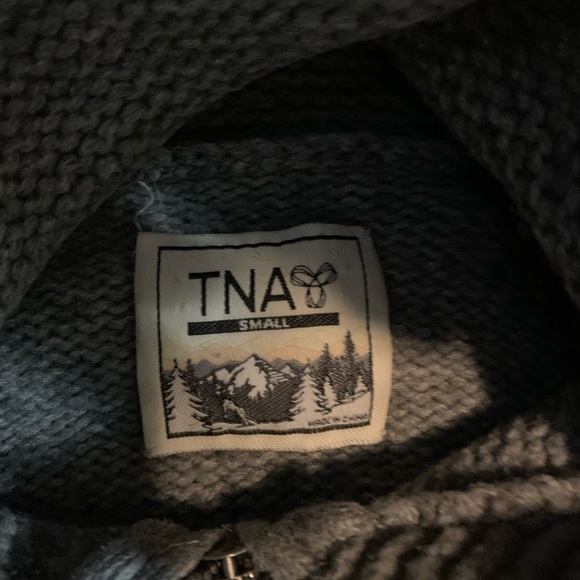 TNA wool zip up sweater - Picture 2 of 4